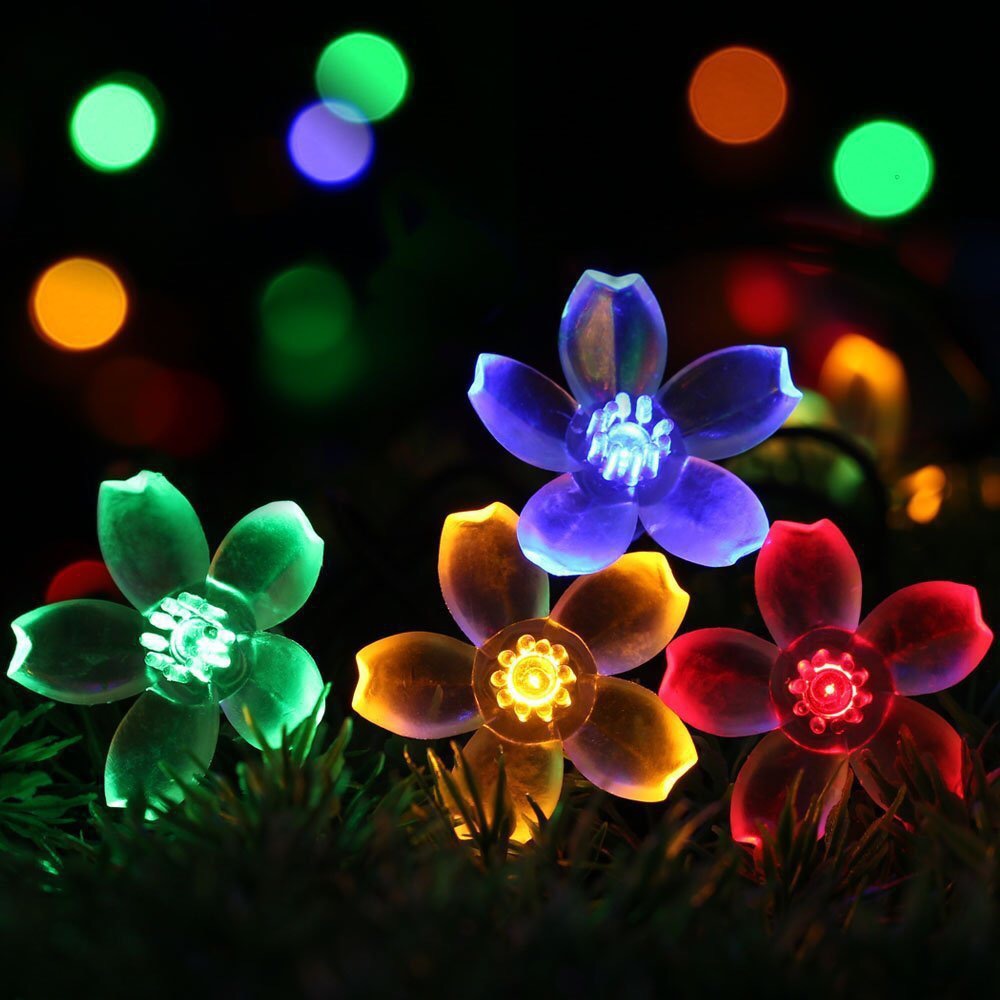 30/50/70 LED Cherry String Solar Light For Holiday Christmas Day