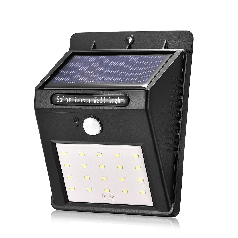 20 LED Motion Sensor Detective Wall Mounted Solar Light 100pcs/ctn
