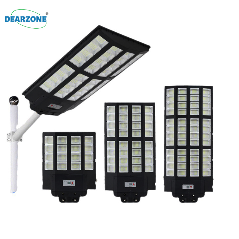 Dearzone Manufacturer Solor Lights Solar Led Street Light New in 2023 Outdoor 1000w 2000w 3000w CE 80 ABS IP65 Sollar Cell Led