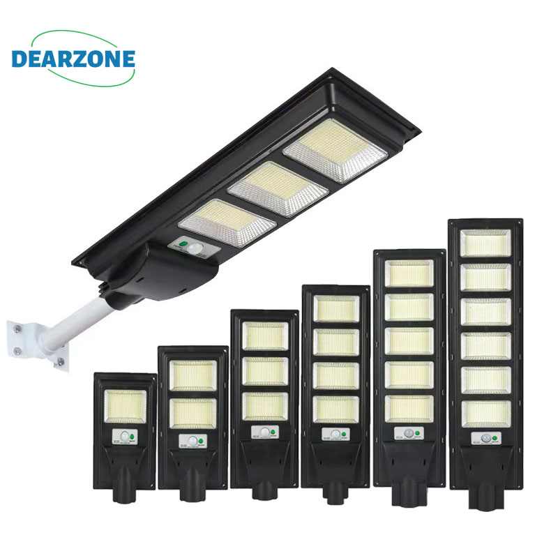  IP65 Waterproof 100w 200 300 400 500 600w Smd Streetlight Integrated Outdoor All In One Solar Led Street Light